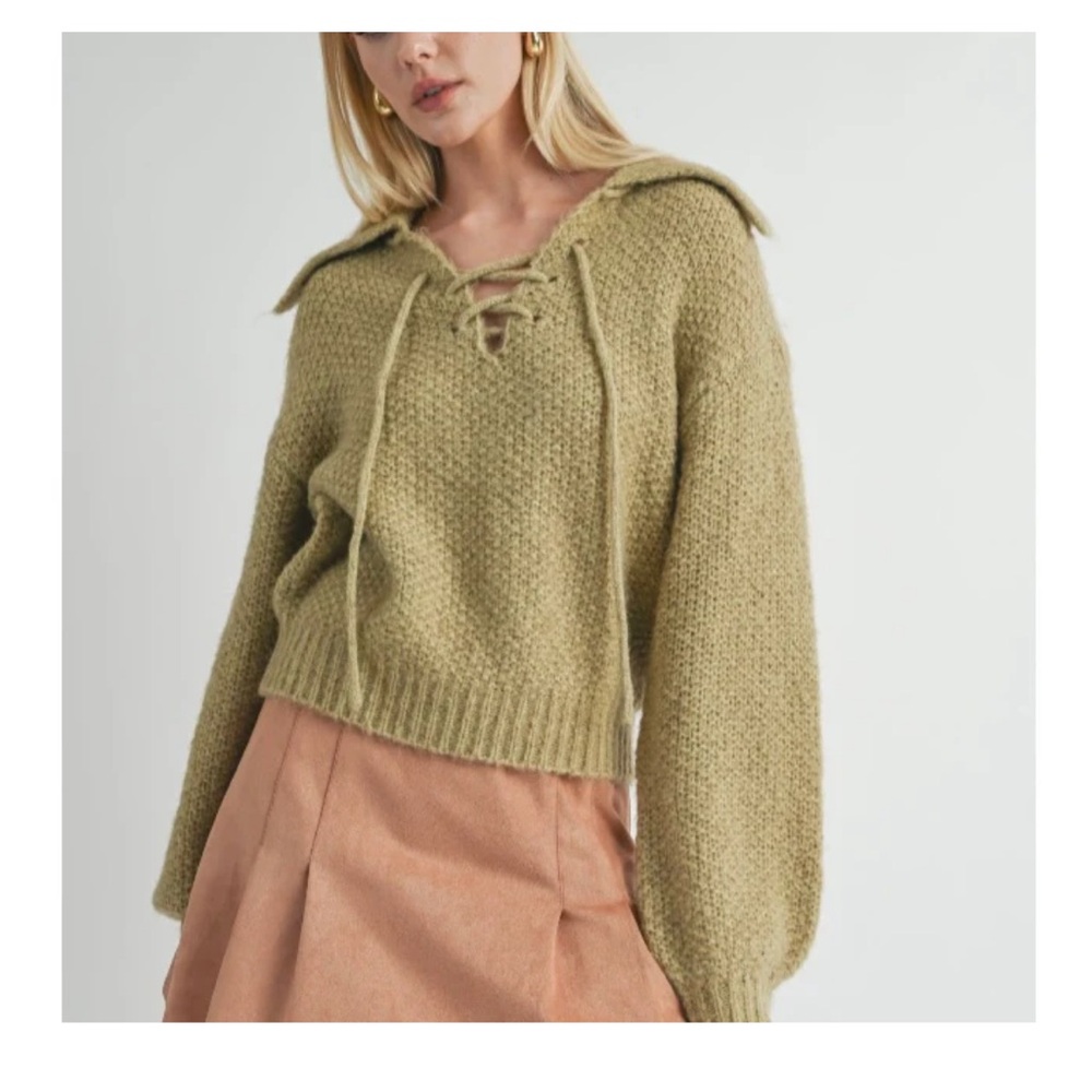 Sage the Label Sophia in Olive Green Size S